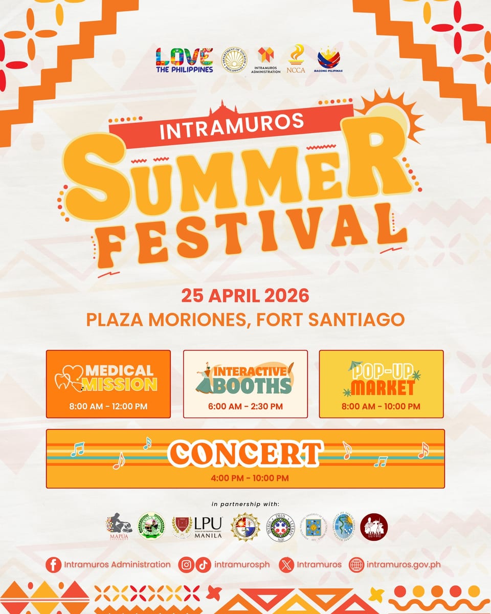 Intramuros Summer Festival Poster
